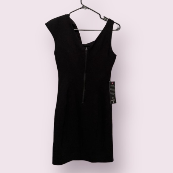 ❗️SOLD❗️Bebe Asymmetrical Double Cloth Dress Size XXS - Picture 2 of 6